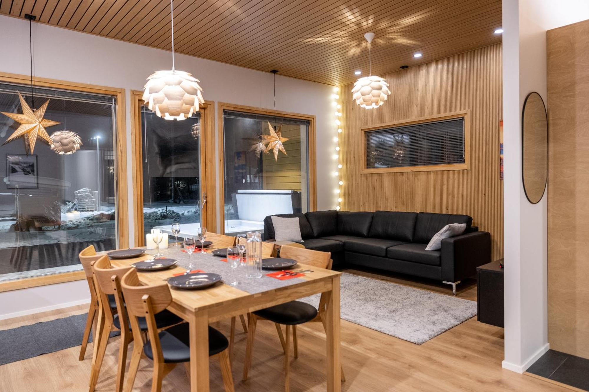 Premium Lapland Villa With Jaguzzi Rovaniemi Eksteriør bilde